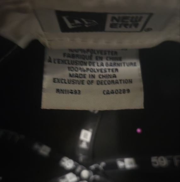 New Era Black Raiders Cap - Picture 6 of 8